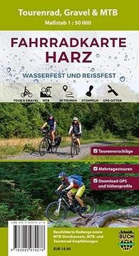 portada Fahrradkarte Harz 1: 50 000