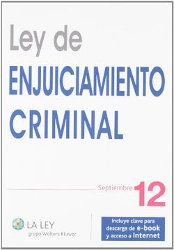 portada Ley De Enjuiciamiento Criminal (Códigos La Ley)