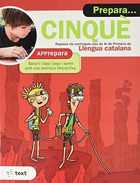 portada Prepara. Cinquè. Llengua Catalana (Quaderns Estiu) (en Catalá)
