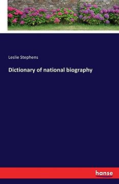 portada Dictionary of National Biography