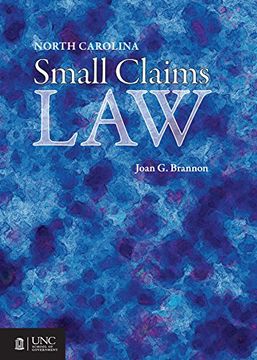 portada North Carolina Small Claims law (en Inglés)