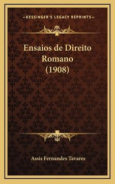 portada Ensaios de Direito Romano (1908) (en Portugués)