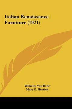 portada italian renaissance furniture (1921) (in English)
