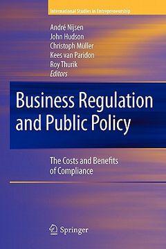 portada business regulation and public policy: the costs and benefits of compliance (en Inglés)