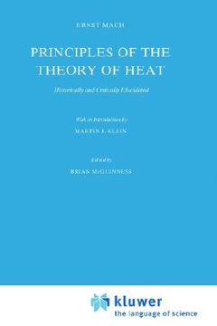 portada principles of the theory of heat: historically and critically elucidated