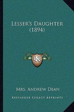portada lesser's daughter (1894) (en Inglés)