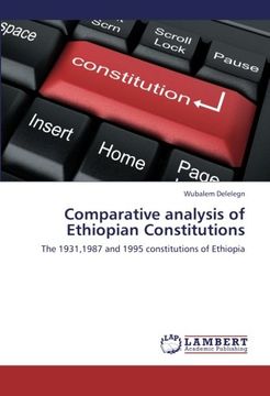 portada Comparative Analysis of Ethiopian Constitutions 