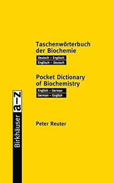 portada Pocket Dictionary of Biochemistry: English-German, German-English (en Inglés)