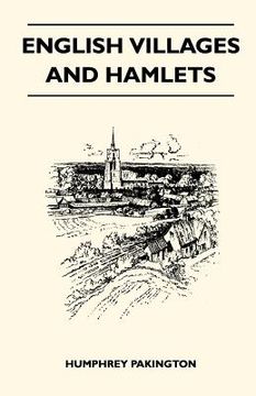portada english villages and hamlets (en Inglés)