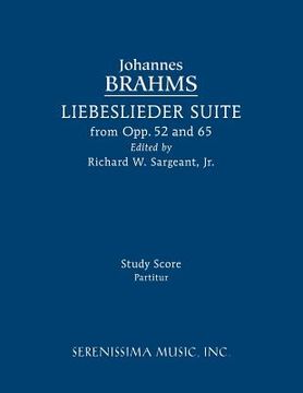 portada Liebeslieder Suite from Opp.52 and 65: Study score (en Inglés)