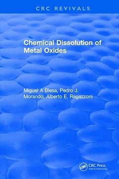 portada Chemical Dissolution of Metal Oxides (en Inglés)
