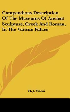 portada compendious description of the museums of ancient sculpture, greek and roman, in the vatican palace (in English)