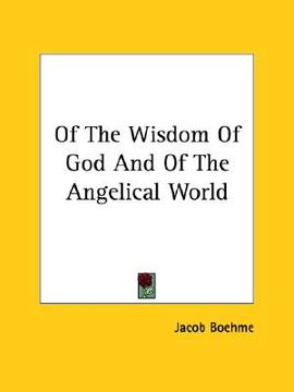 portada of the wisdom of god and of the angelical world