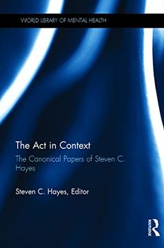 portada The act in Context (World Library of Mental Health) (en Inglés)
