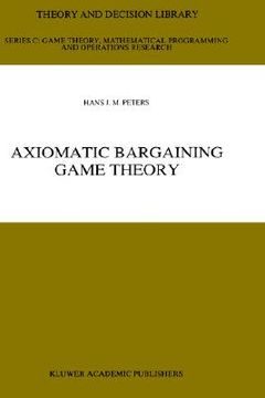 portada axiomatic bargaining game theory