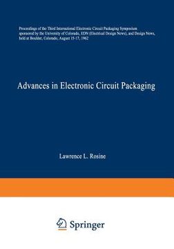portada Advances in Electronic Circuit Packaging: Volume 3 (en Inglés)
