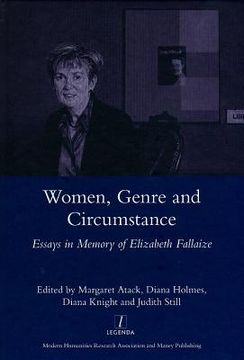 portada Women Genre and Circumstance: Essays in Memory of Elizabeth Fallaize (en Inglés)
