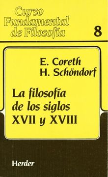 portada filosofia de los siglos xvii y xviii, la (in Spanish)