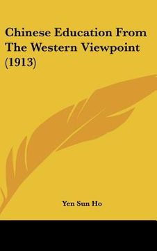 portada chinese education from the western viewpoint (1913) (en Inglés)