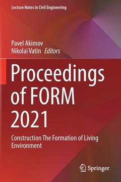 portada Proceedings of Form 2021: Construction the Formation of Living Environment (in English)