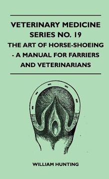 portada veterinary medicine series no. 19 - the art of horse-shoeing - a manual for farriers and veterinarians (en Inglés)