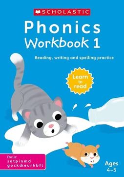 portada Phonics Workbooks: Book 1 Ages 4-6, Exactly Matches Little Wandle Letters and Sounds Revised - Phase 2 Focus Sounds - s a t p i n m d g o c k ck e u r h b f l. (Phonics Workbooks)