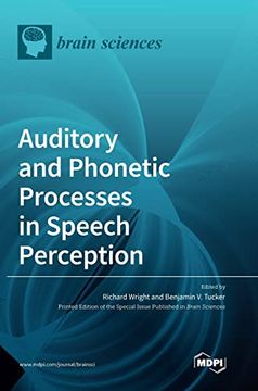 portada Auditory and Phonetic Processes in Speech Perception (en Inglés)