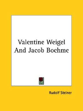 portada valentine weigel and jacob boehme (en Inglés)