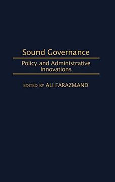 portada Sound Governance: Policy and Administrative Innovations (en Inglés)