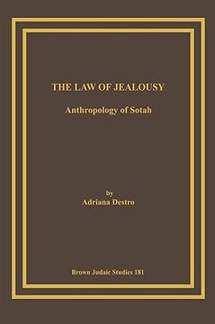 portada the law of jealousy: anthropology of sotah (en Inglés)