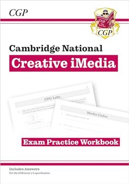portada New ocr Cambridge National in Creative Imedia: Exam Practice Workbook (Includes Answers) (Cgp Cambridge National)