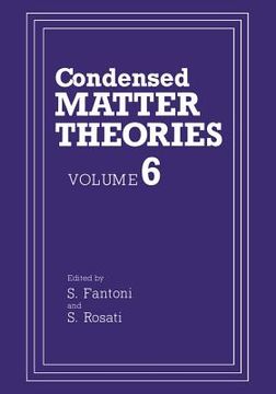 portada Condensed Matter Theories: Volume 6 (in English)