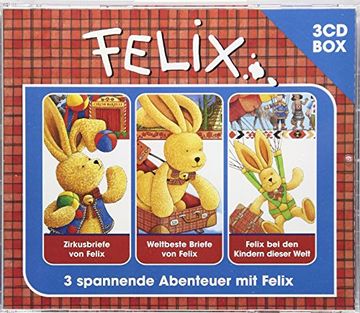 portada Felix 3-Cd Hörspielbox Vol. 2 Zirkusbriefe von Felix, Weltbeste Briefe von Felix, Felix bei den Kindern Dieser Welt