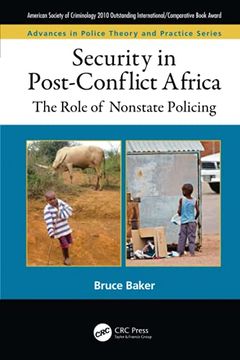 portada Security in Post-Conflict Africa: The Role of Nonstate Policing (en Inglés)