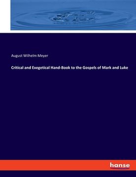 portada Critical and Exegetical Hand-Book to the Gospels of Mark and Luke (en Inglés)