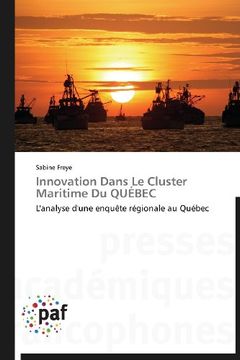 portada Innovation Dans Le Cluster Maritime Du Quebec