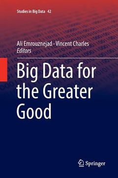 portada Big Data for the Greater Good (en Inglés)