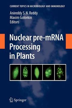 portada nuclear pre-mrna processing in plants (en Inglés)