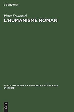 portada L'humanisme Roman (Publications de la Maison des Sciences de L'homme) (in French)