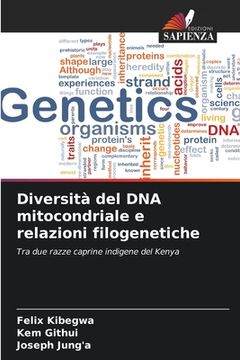portada Diversità del DNA mitocondriale e relazioni filogenetiche (in Italian)
