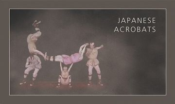 portada japanese acrobats: flip book (en Inglés)