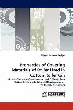portada properties of covering materials of roller used in cotton roller gin (en Inglés)