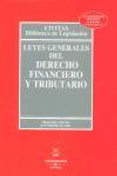 portada leyes generales del derecho financiero y tributario.