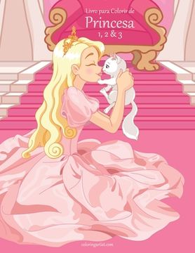 portada Livro para Colorir de Princesa 1, 2 & 3 (en Portugués)