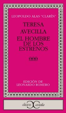 portada Teresa Avecilla - El Hombre de Los Estrenos - 69 (Clasicos Castalia) (Spanish Edition)