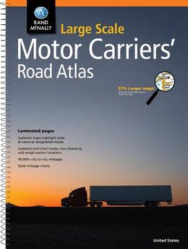 portada Rand McNally Large Scale Motor Carriers' Road Atlas (en Inglés)