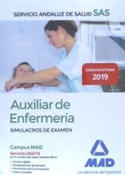 portada Auxiliar Enfermeria del Servicio Andaluz de Salud: Simulacros de Examen (in Spanish)