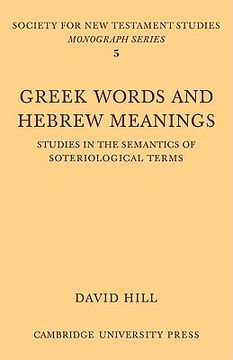portada Greek Words Hebrew Meanings (en Inglés)