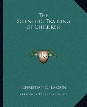 portada the scientific training of children (en Inglés)