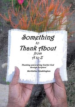portada Something to Thank About From a to z (en Inglés)
